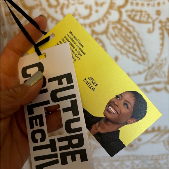 Future Collective strapless column white dress size 10 - Picture 10 of 12